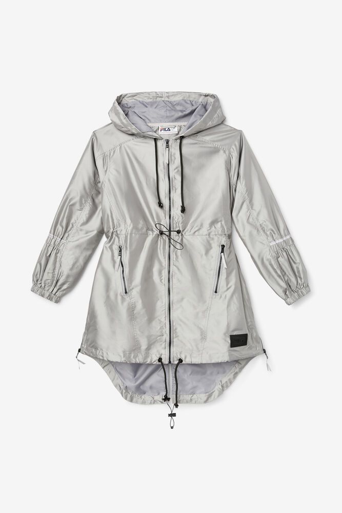 Fila Jacket Womens Silver - Elle Parka - Philippines 0794268-PV